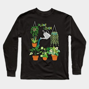 Plant Lover - I Wet My Plants Long Sleeve T-Shirt